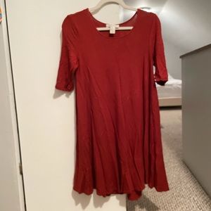 F21 Orange Dress